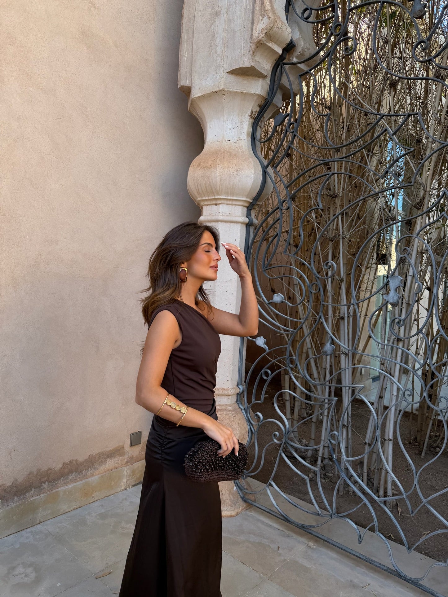 Robe Amira Marron