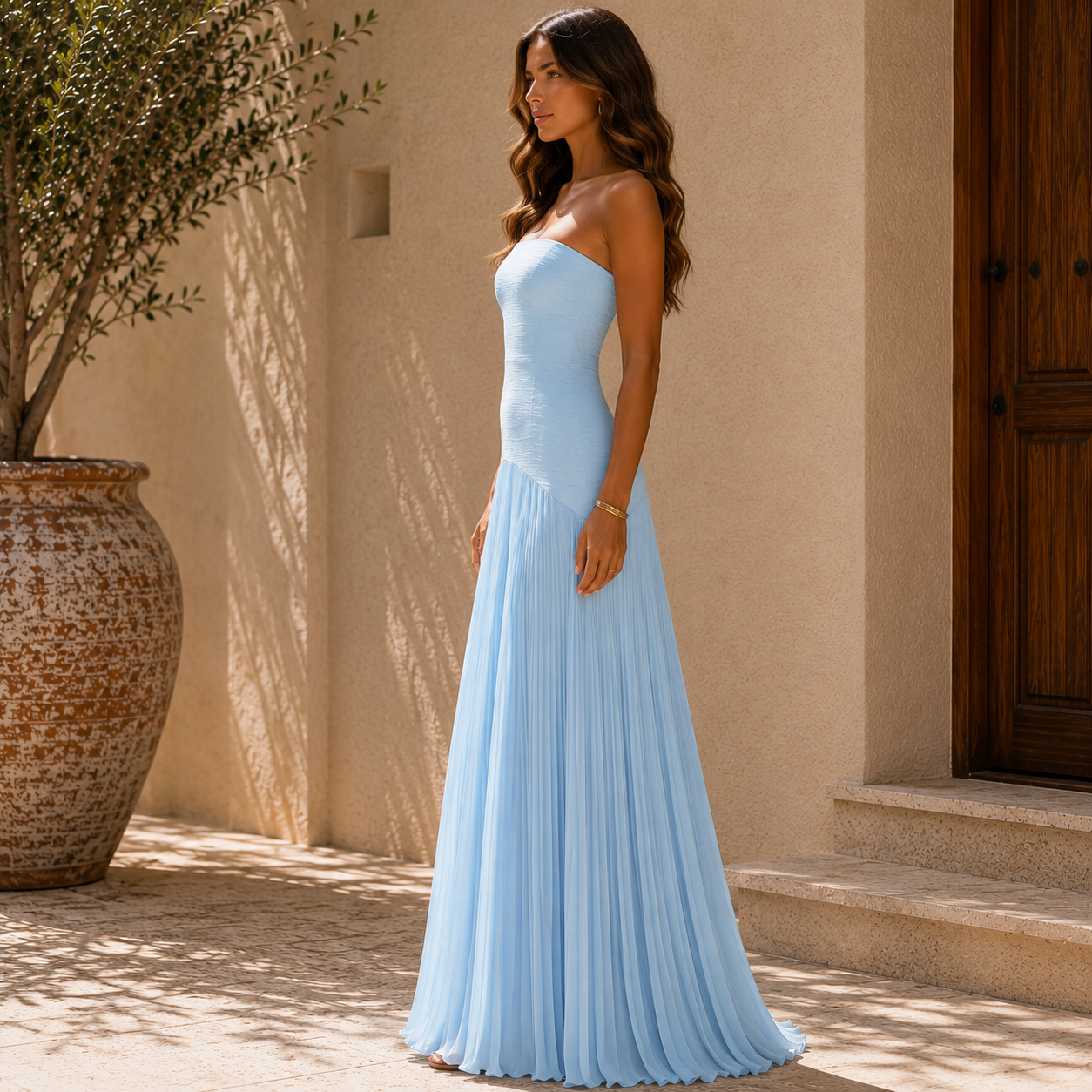 Robe Almudena | Une Élégance Sophistiquée Qui Flatte Délicatement la Silhouette