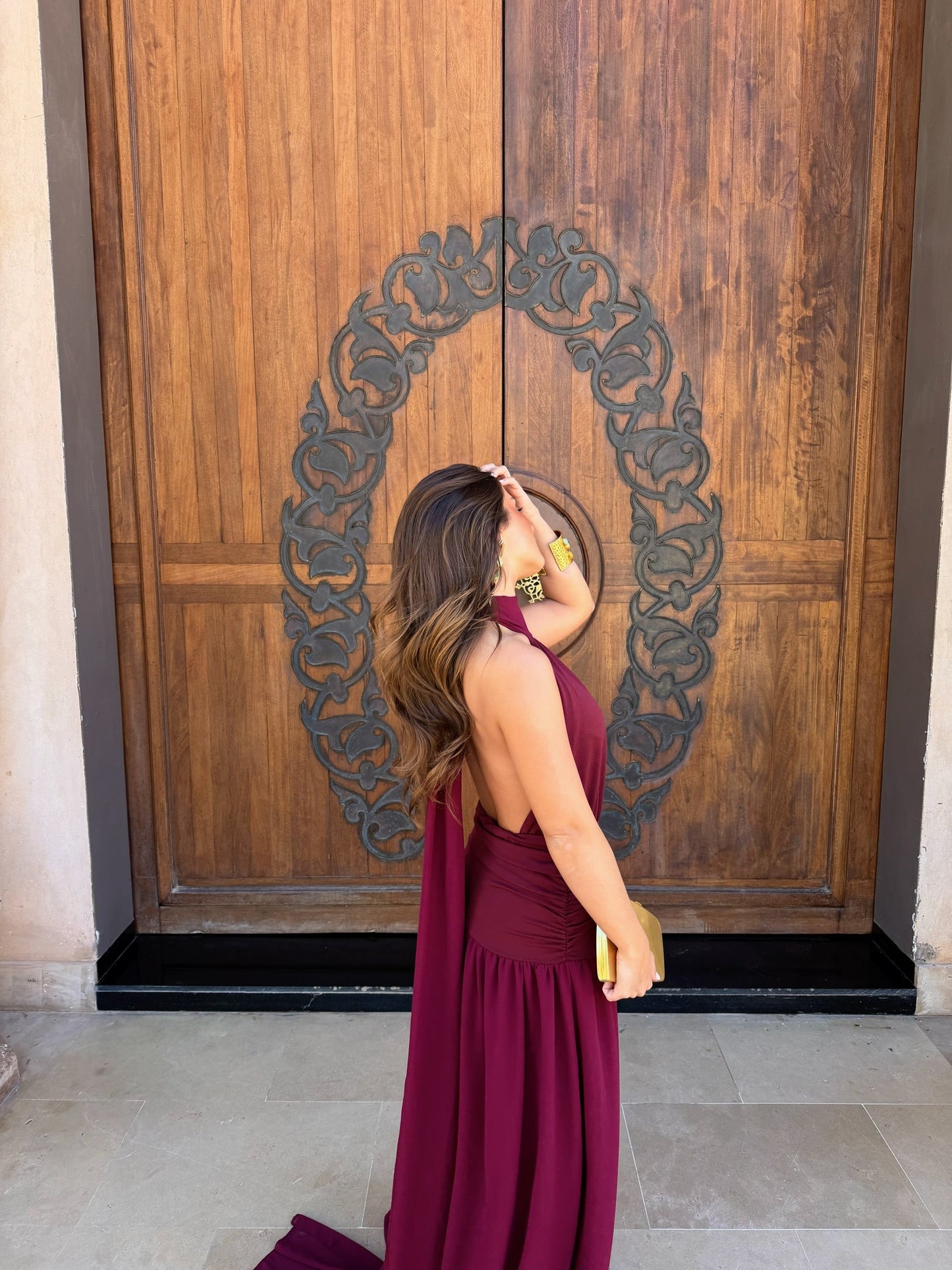 Robe Paloma Bordeaux
