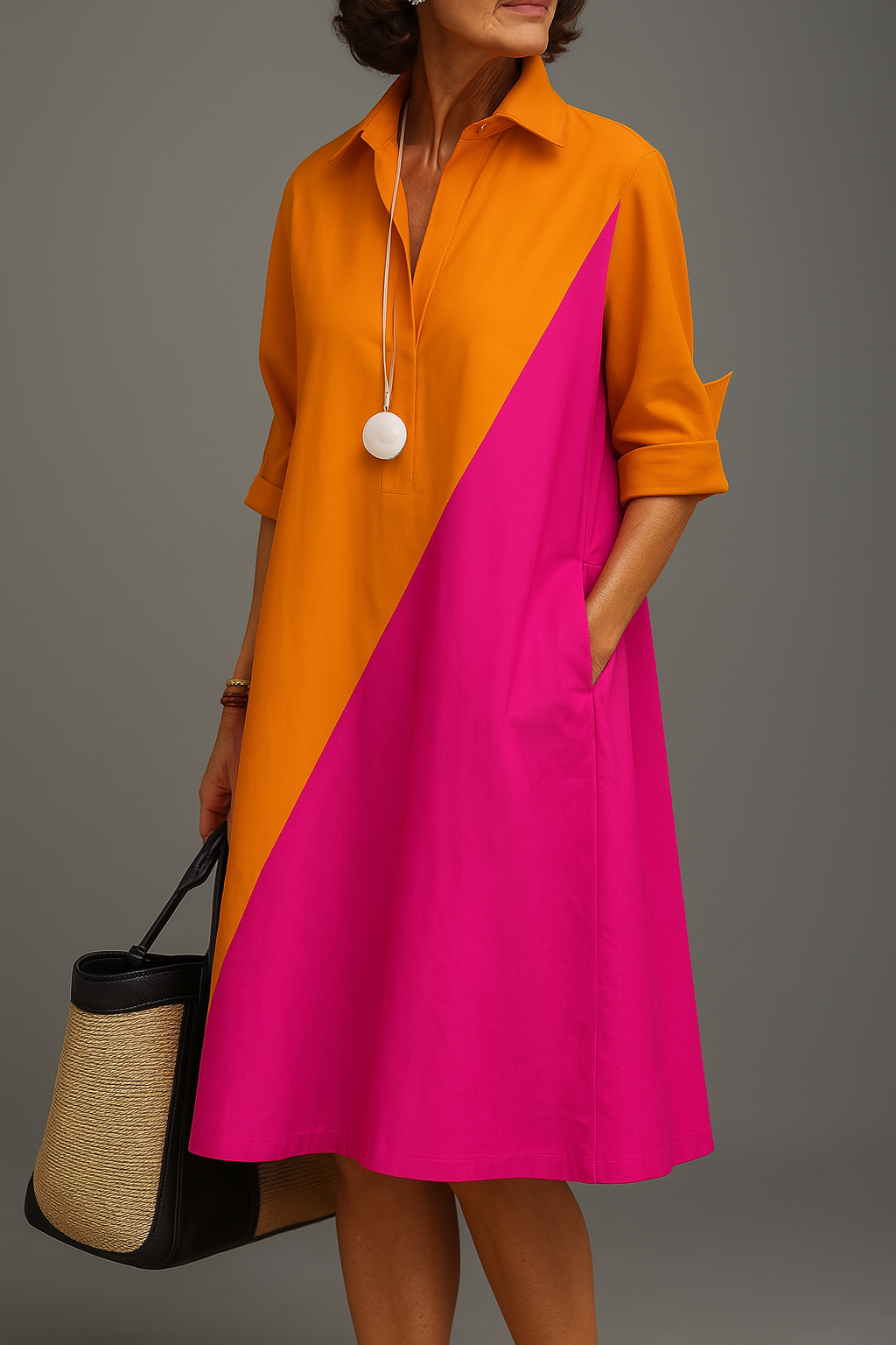 Kayla | Robe Midi Élégante et Stylée