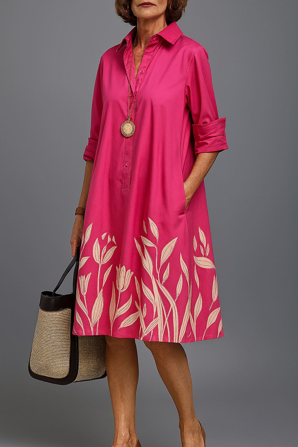Grace | Robe Midi Élégante et Stylée