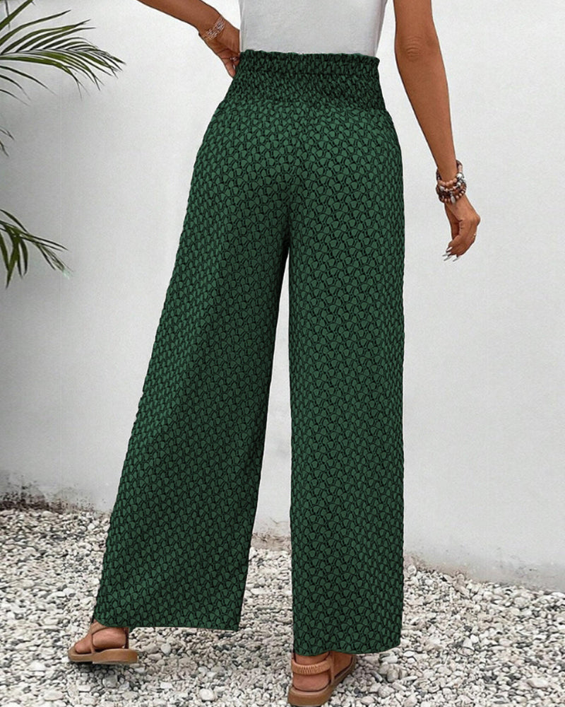 LUNARA - Pantalons à Jambes Larges Pour Femmes