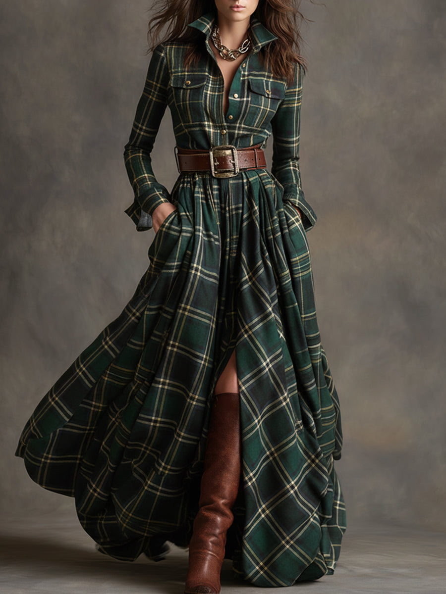 Scarlett | Robe Chemise avec Ceinture