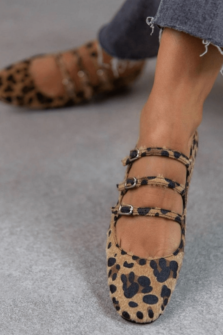 Ballerines À Motifs Animaux