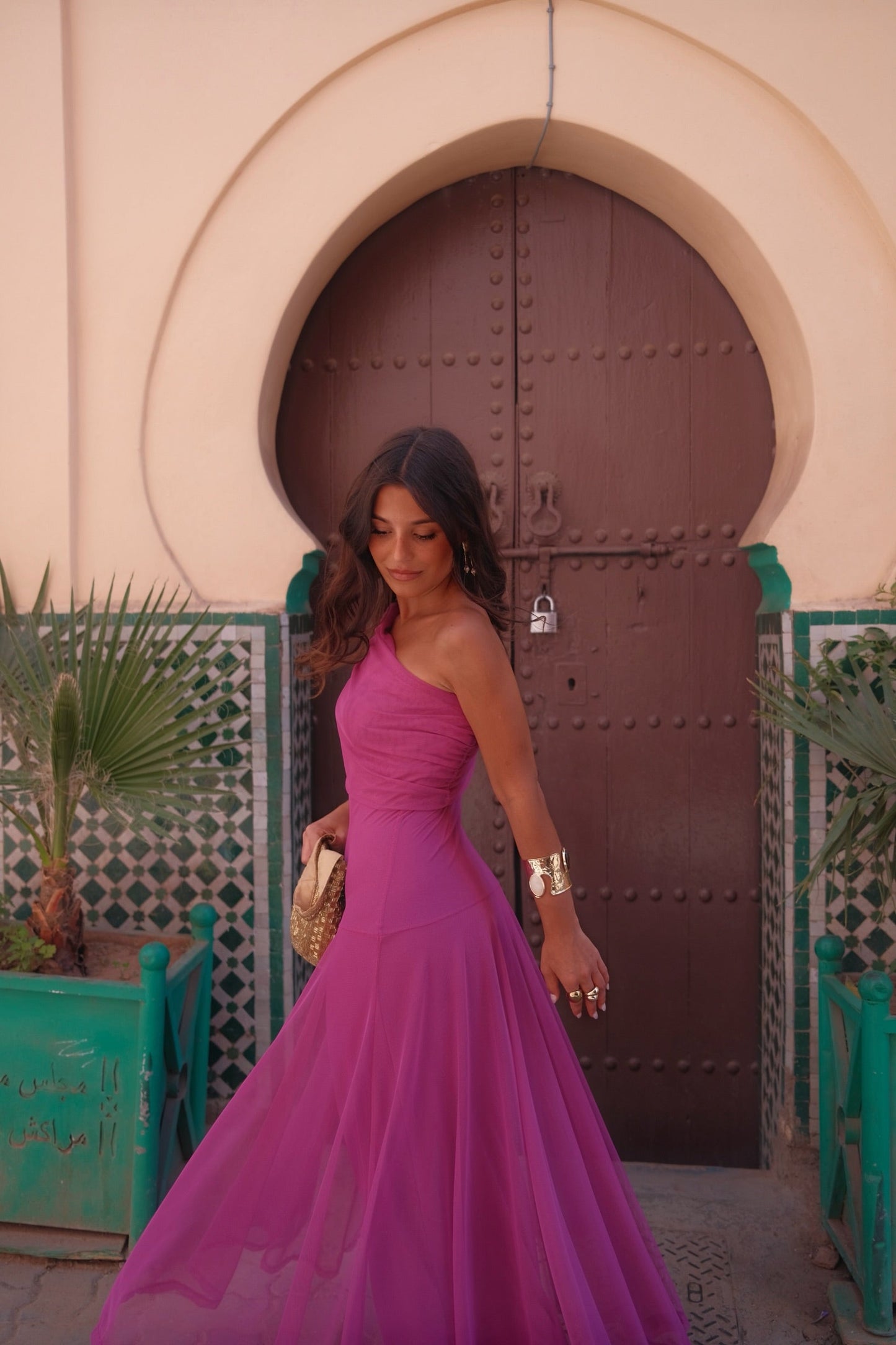 Robe Toledo en Fuchsia