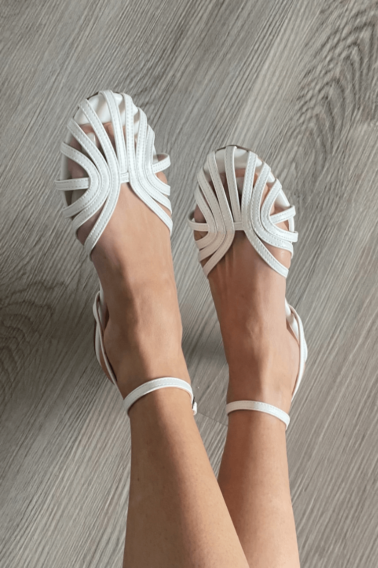 Sandales En Tissu Plat