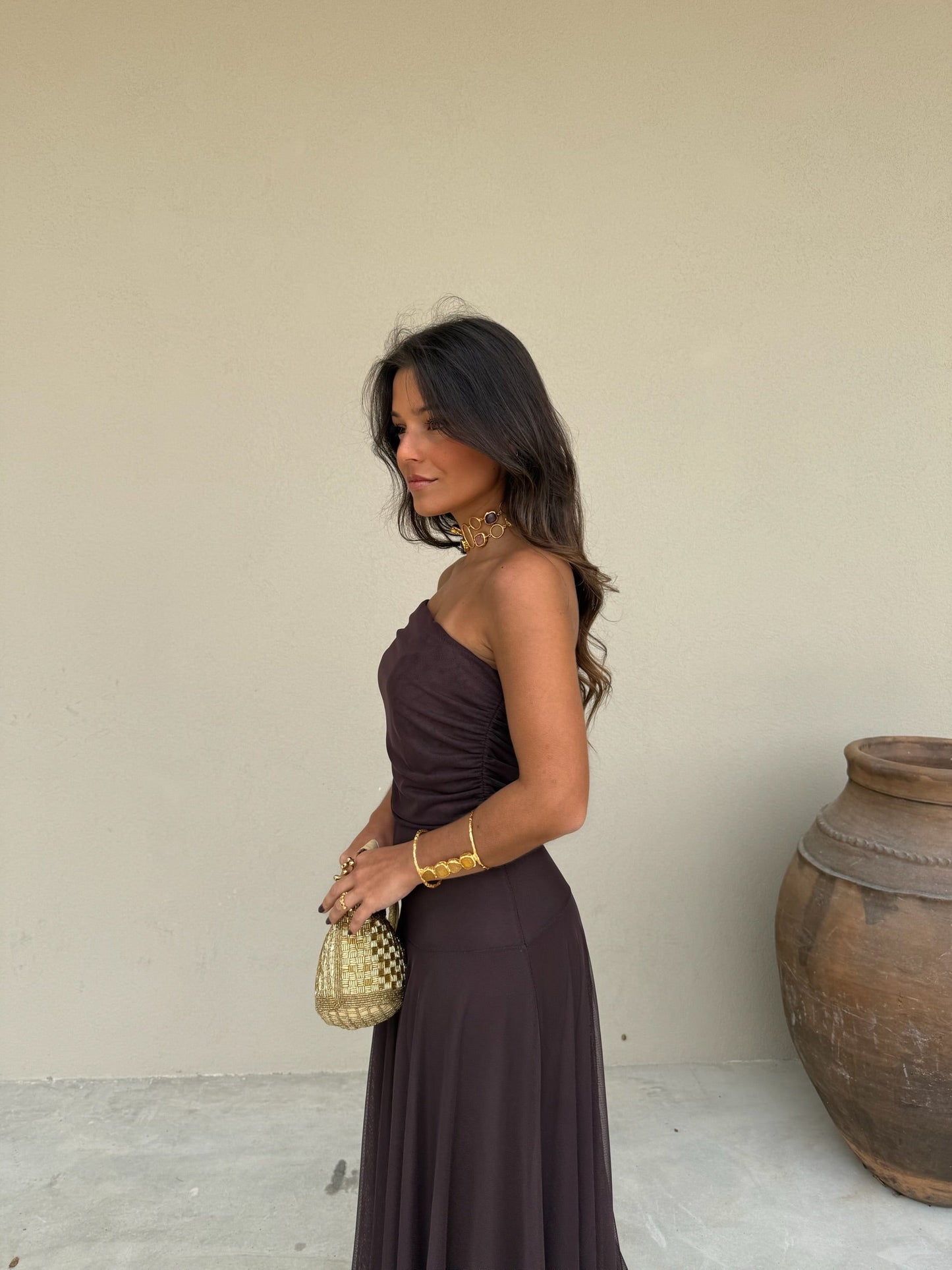 Robe Toledo marron