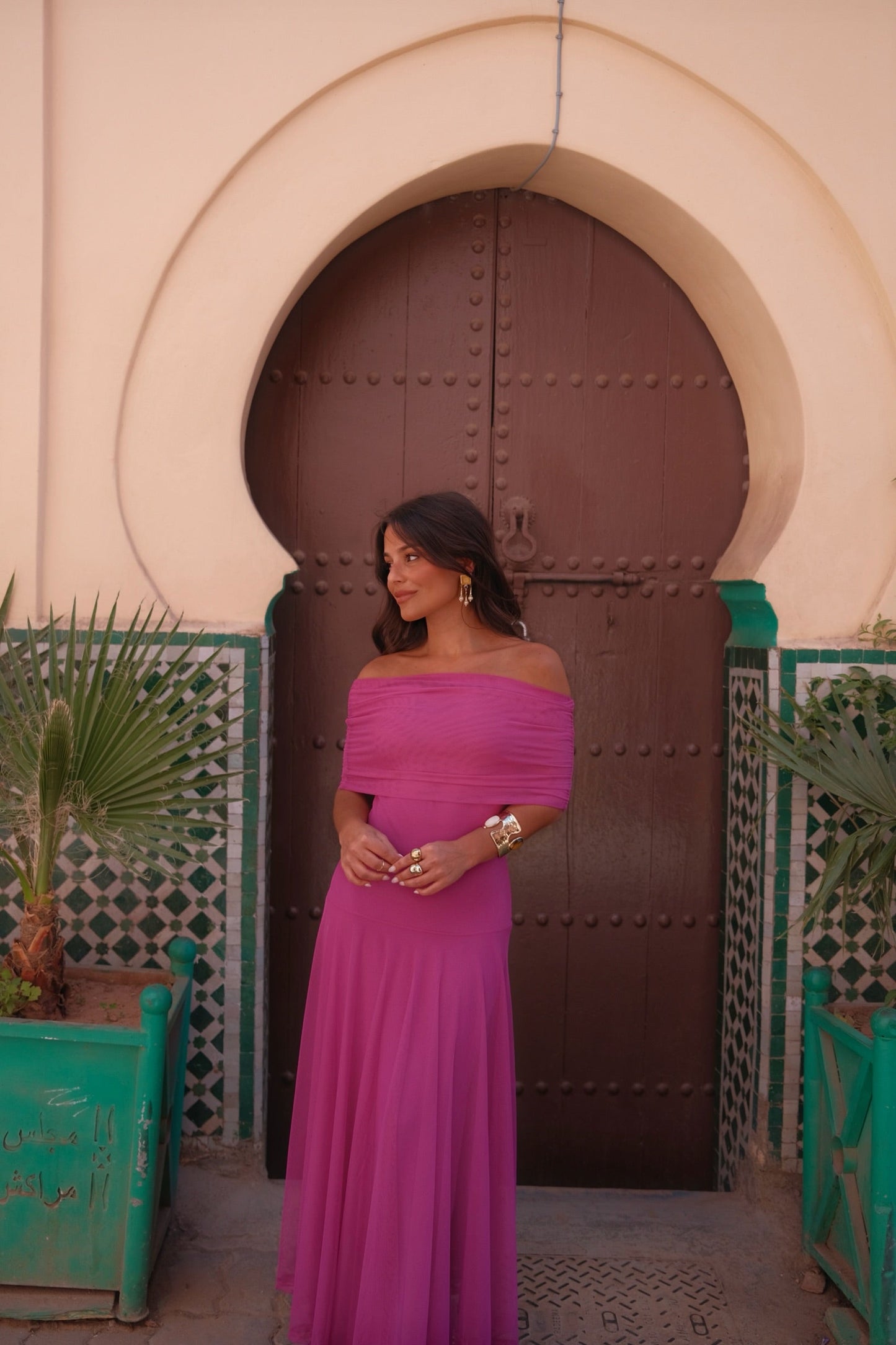 Robe Toledo en Fuchsia