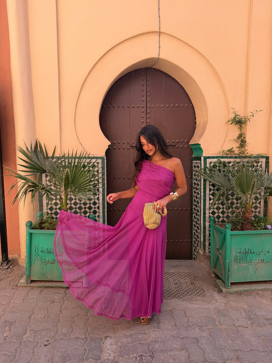 Robe Toledo en Fuchsia