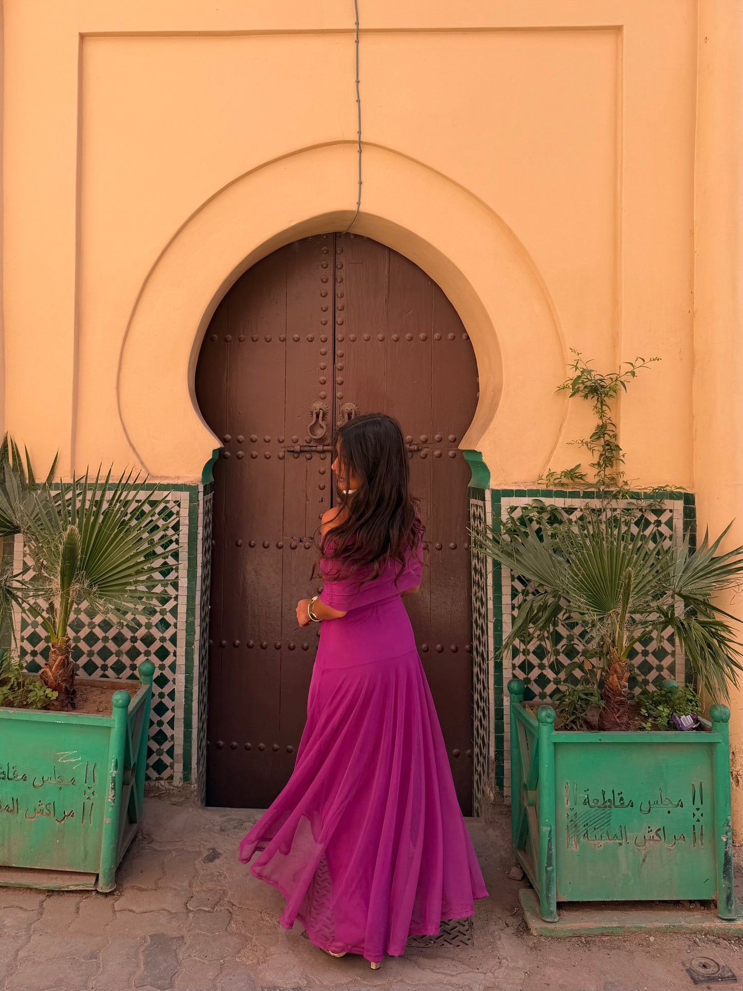 Robe Toledo en Fuchsia