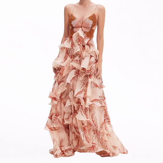 Nahia | Vestido con volantes