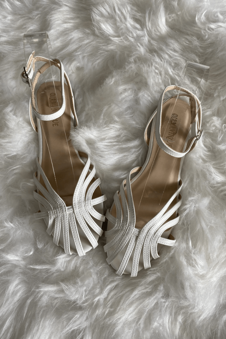 Sandales En Tissu Plat