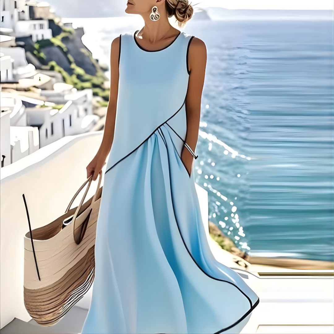 Robe d'Été à Rayures Saige