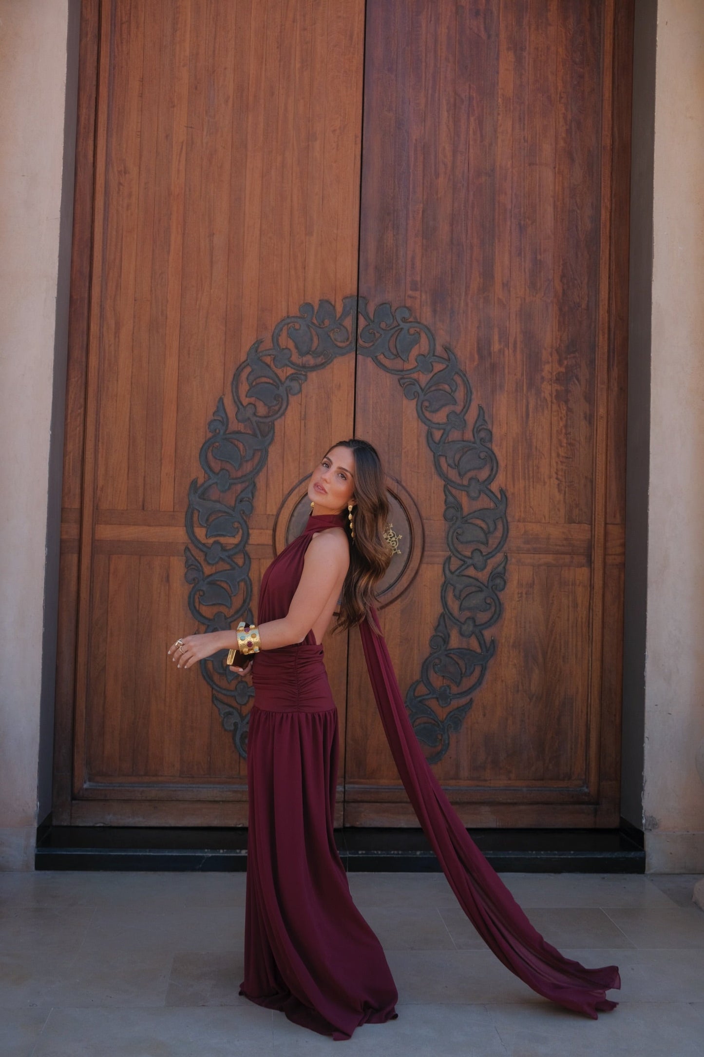 Robe Paloma Bordeaux