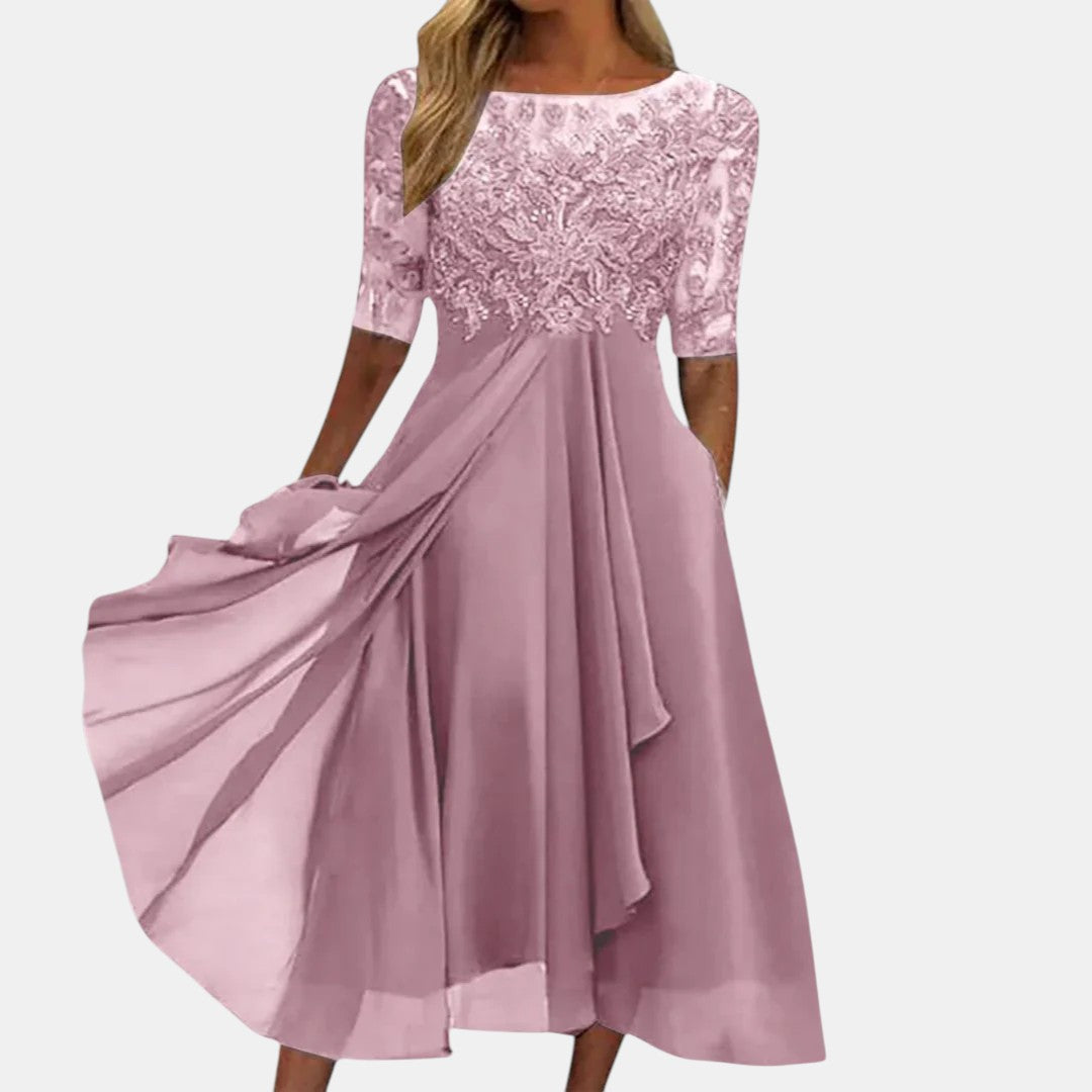 Kara | Robe Élégante en Dentelle