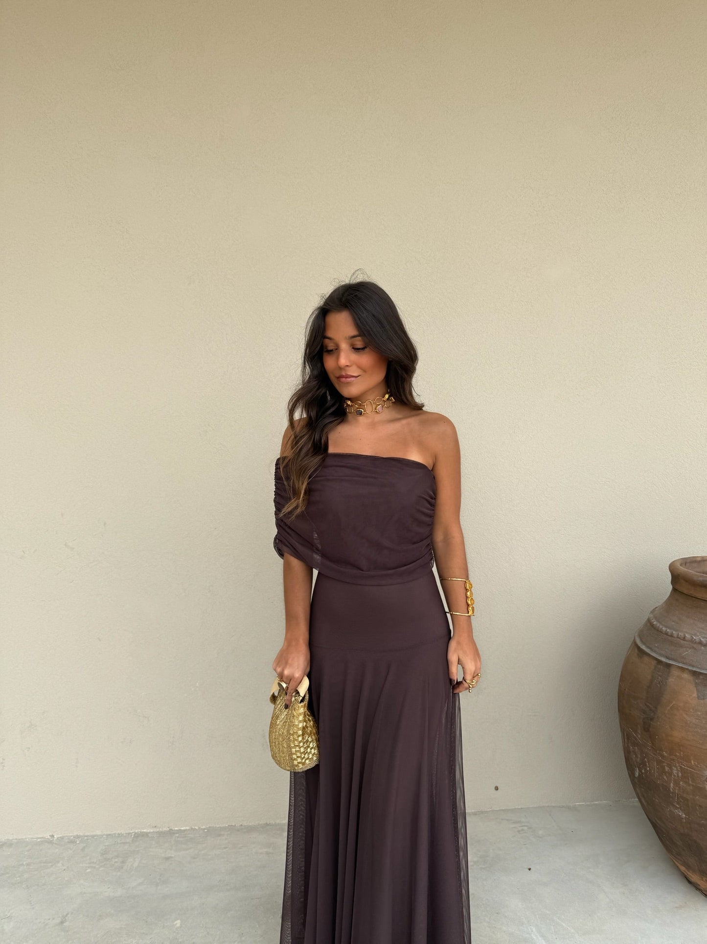 Robe Toledo marron