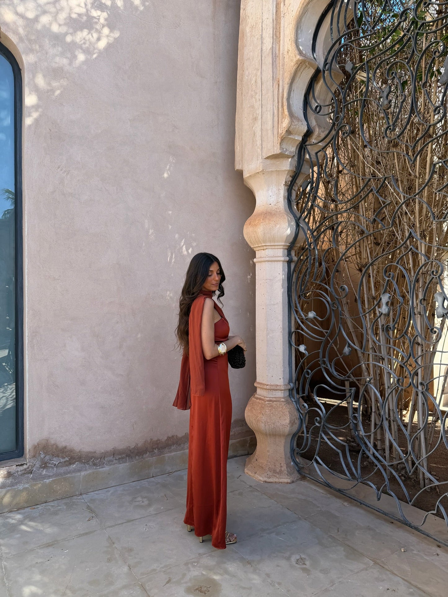 Robe Triana Couleur Terre Cuite