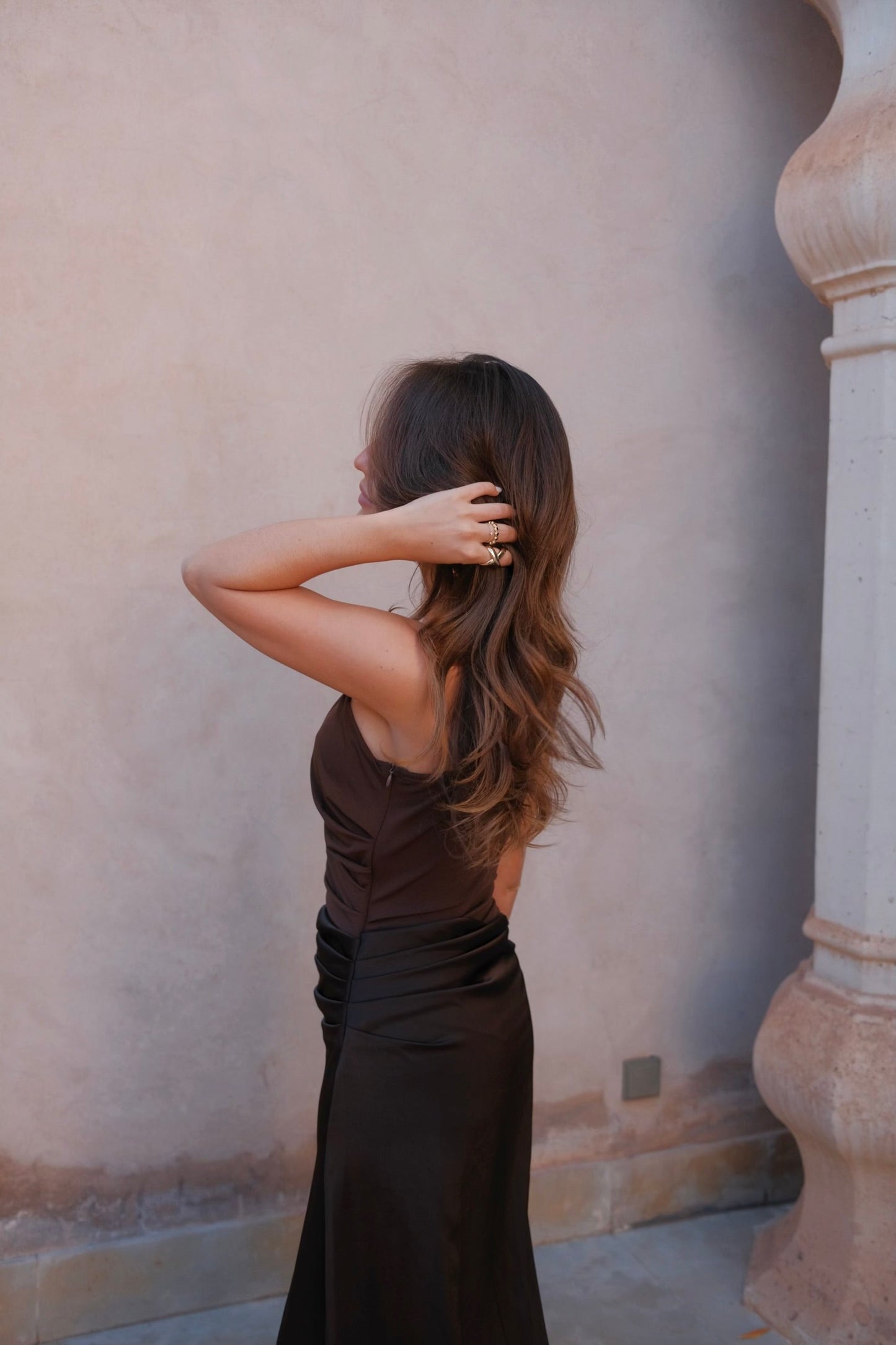 Robe Amira Marron