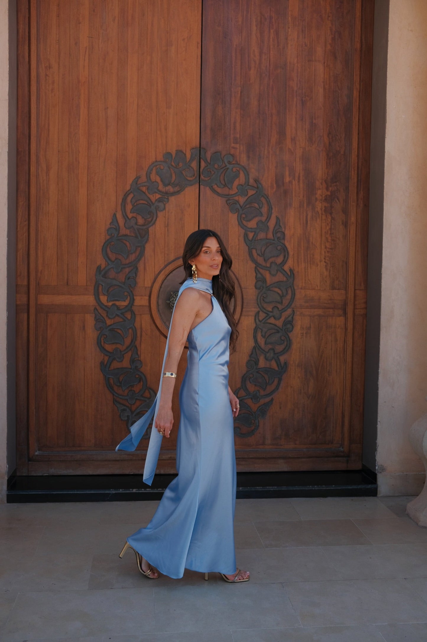 Robe Safira Bleu Ciel
