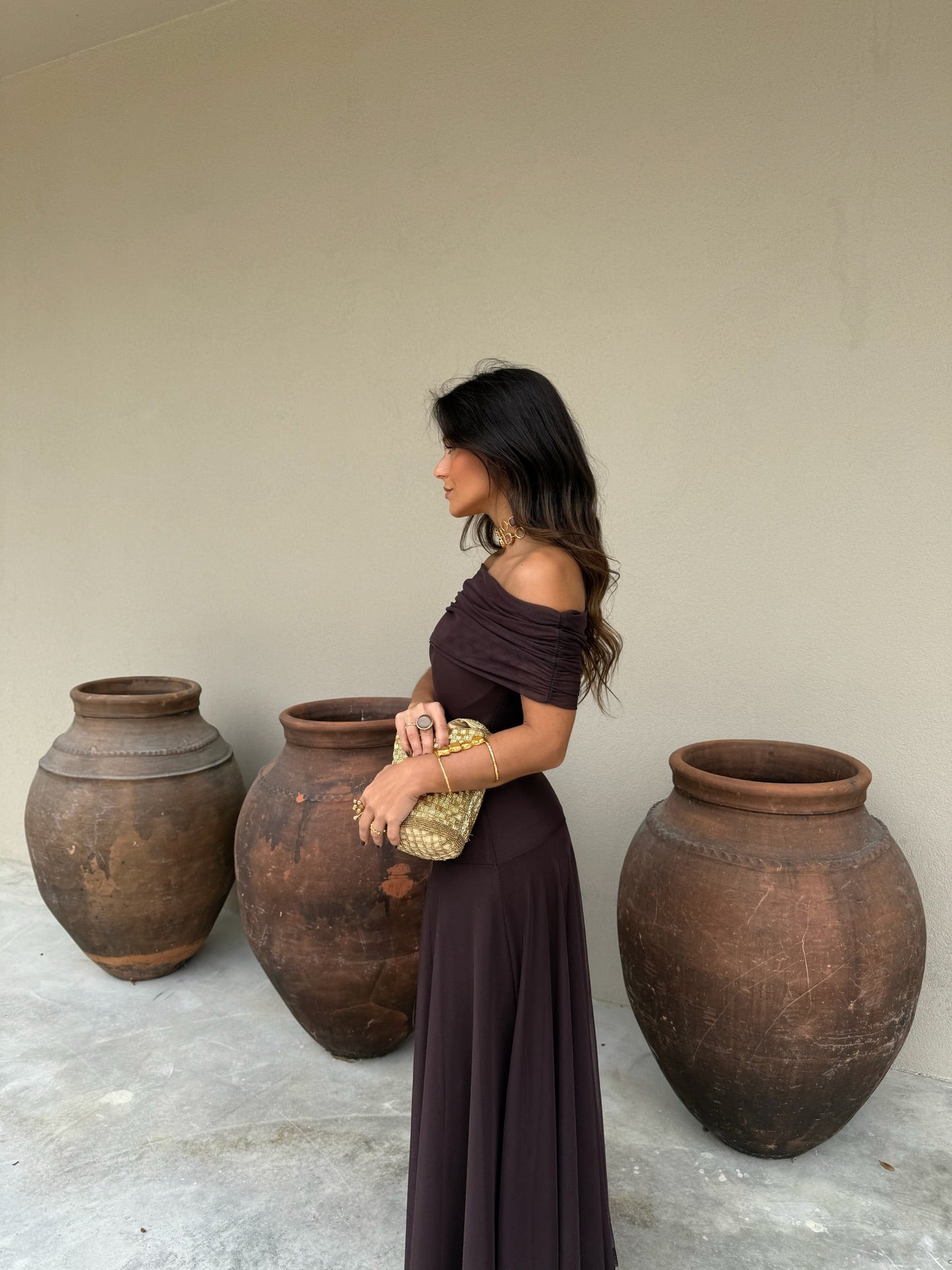 Robe Toledo marron