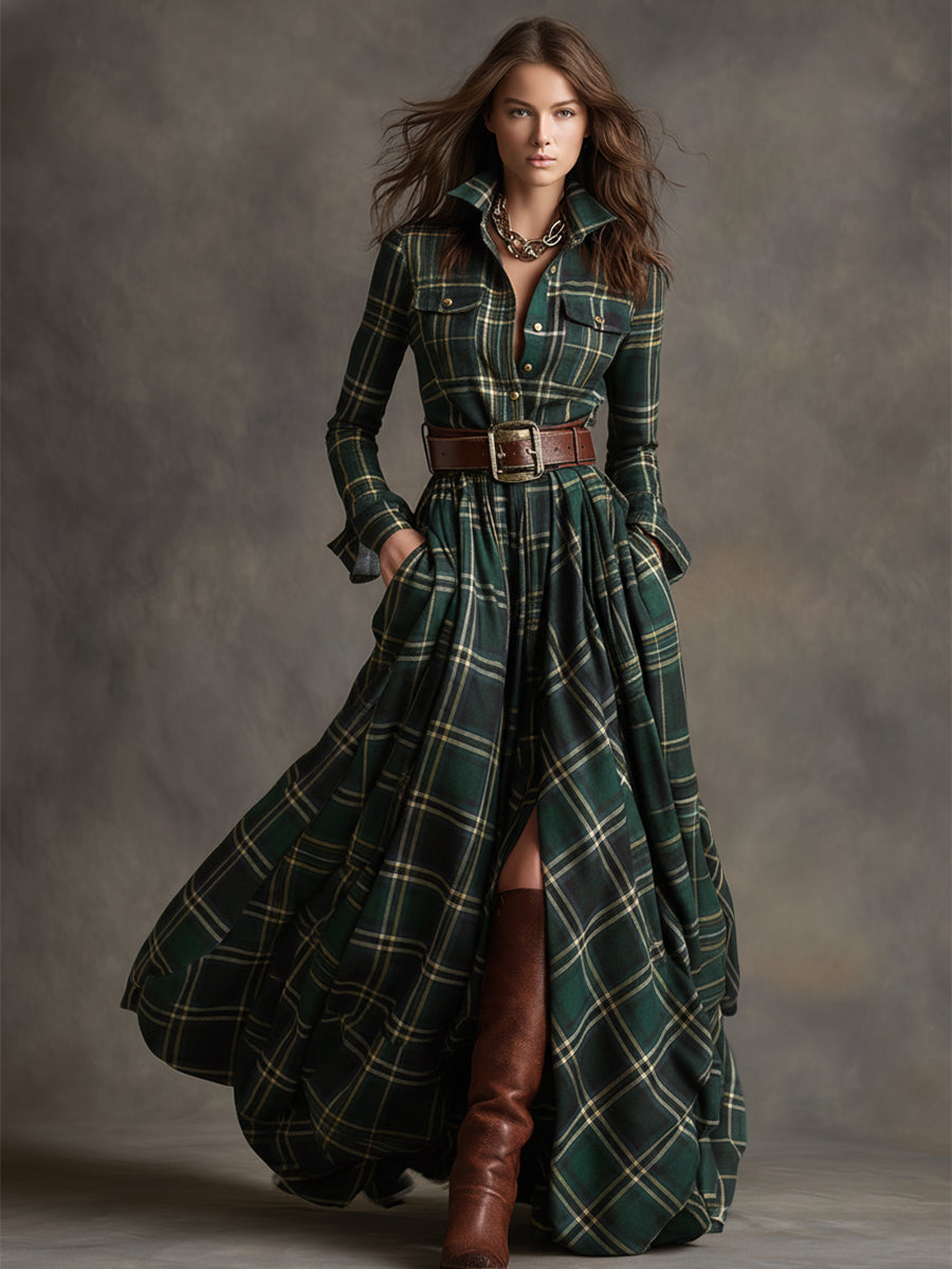 Scarlett | Robe Chemise avec Ceinture