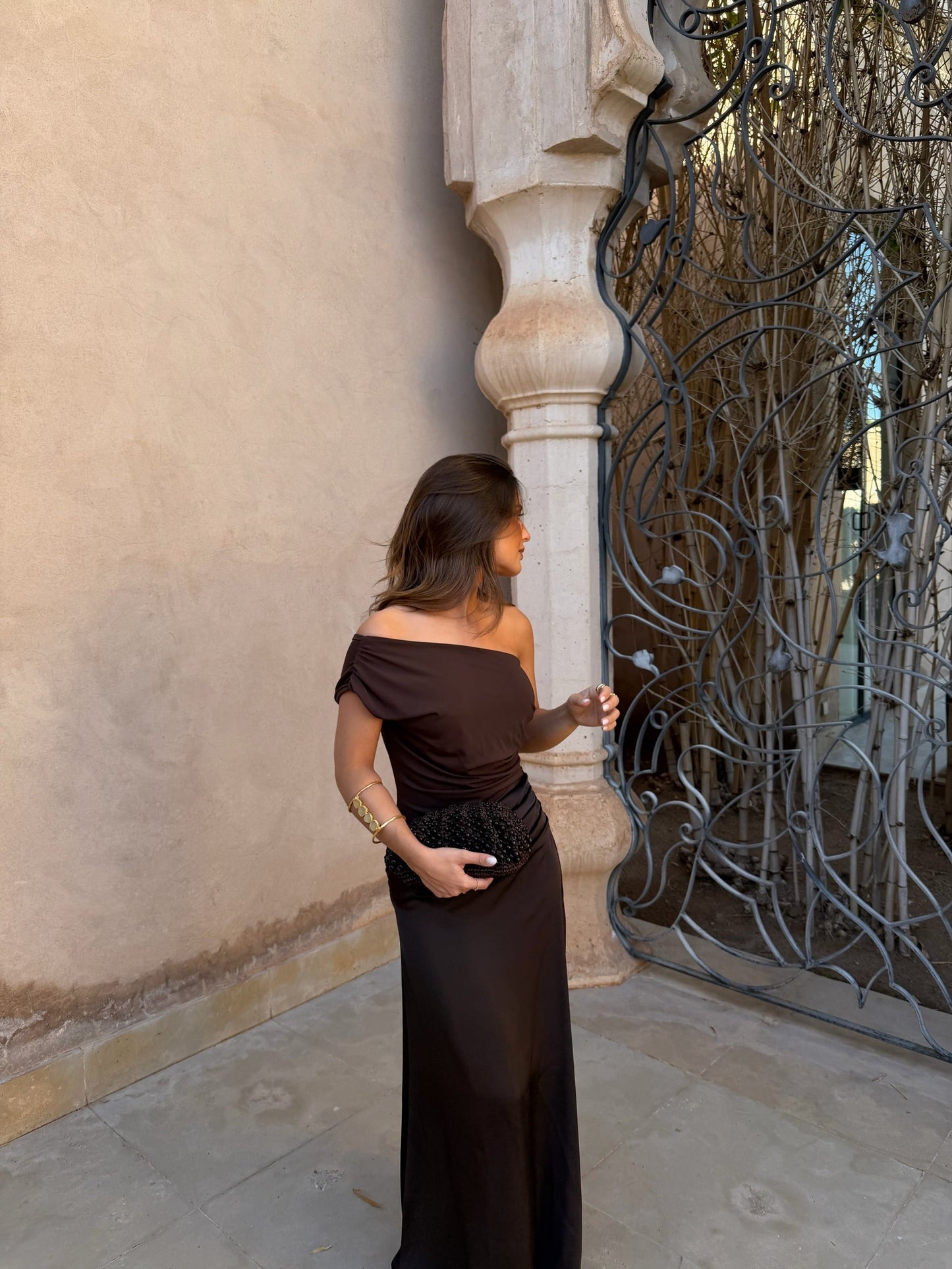 Robe Amira Marron