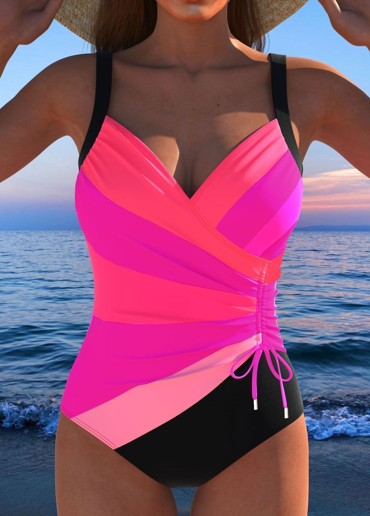 Éloria | Maillot de bain élégant à imprimé coloré