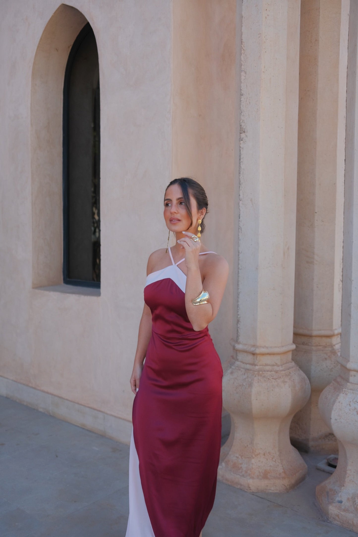 Robe Oasis Bordeaux