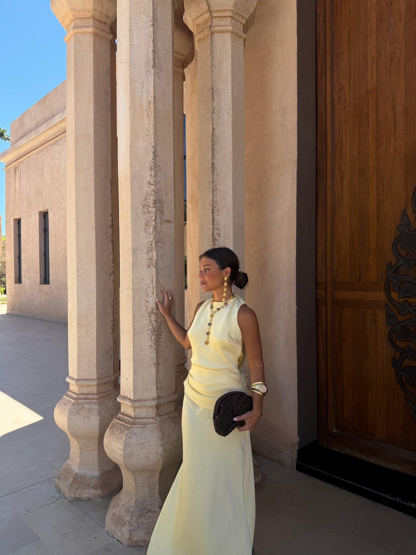 Robe Medina Jaune Clair