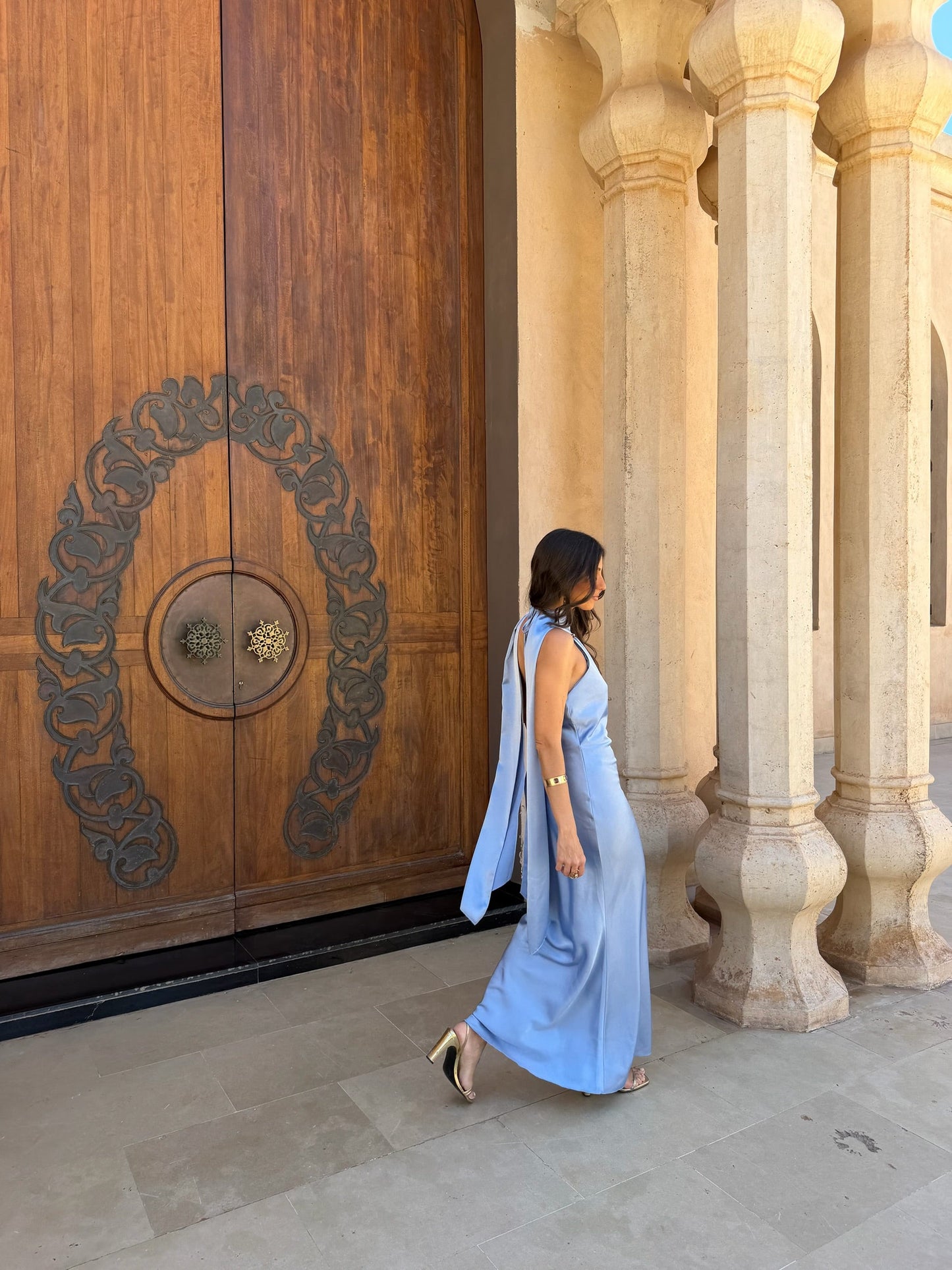 Robe Safira Bleu Ciel