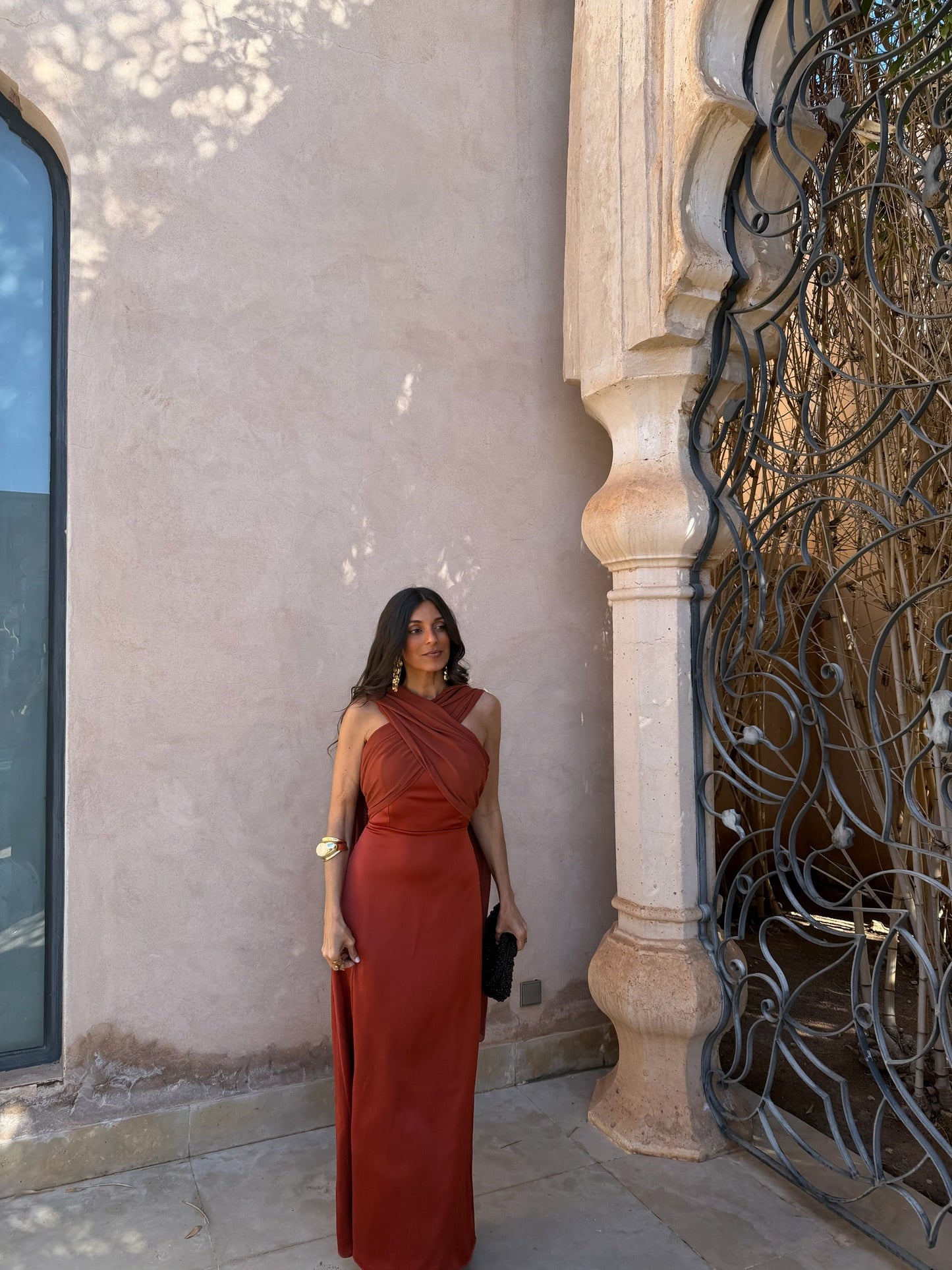 Robe Triana Couleur Terre Cuite