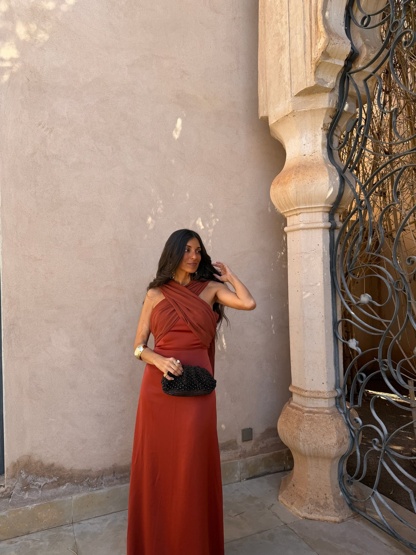 Robe Triana Couleur Terre Cuite