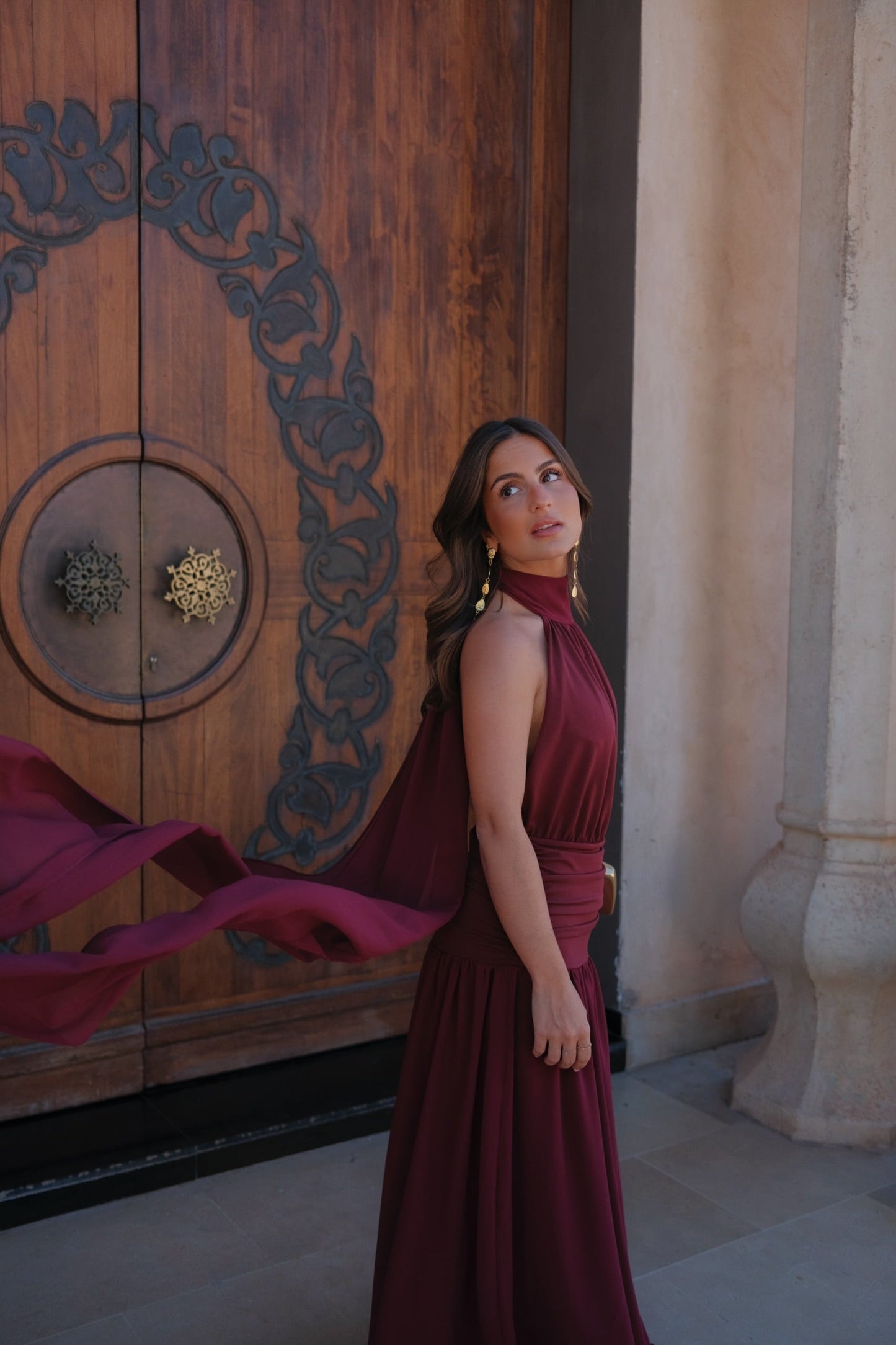 Robe Paloma Bordeaux