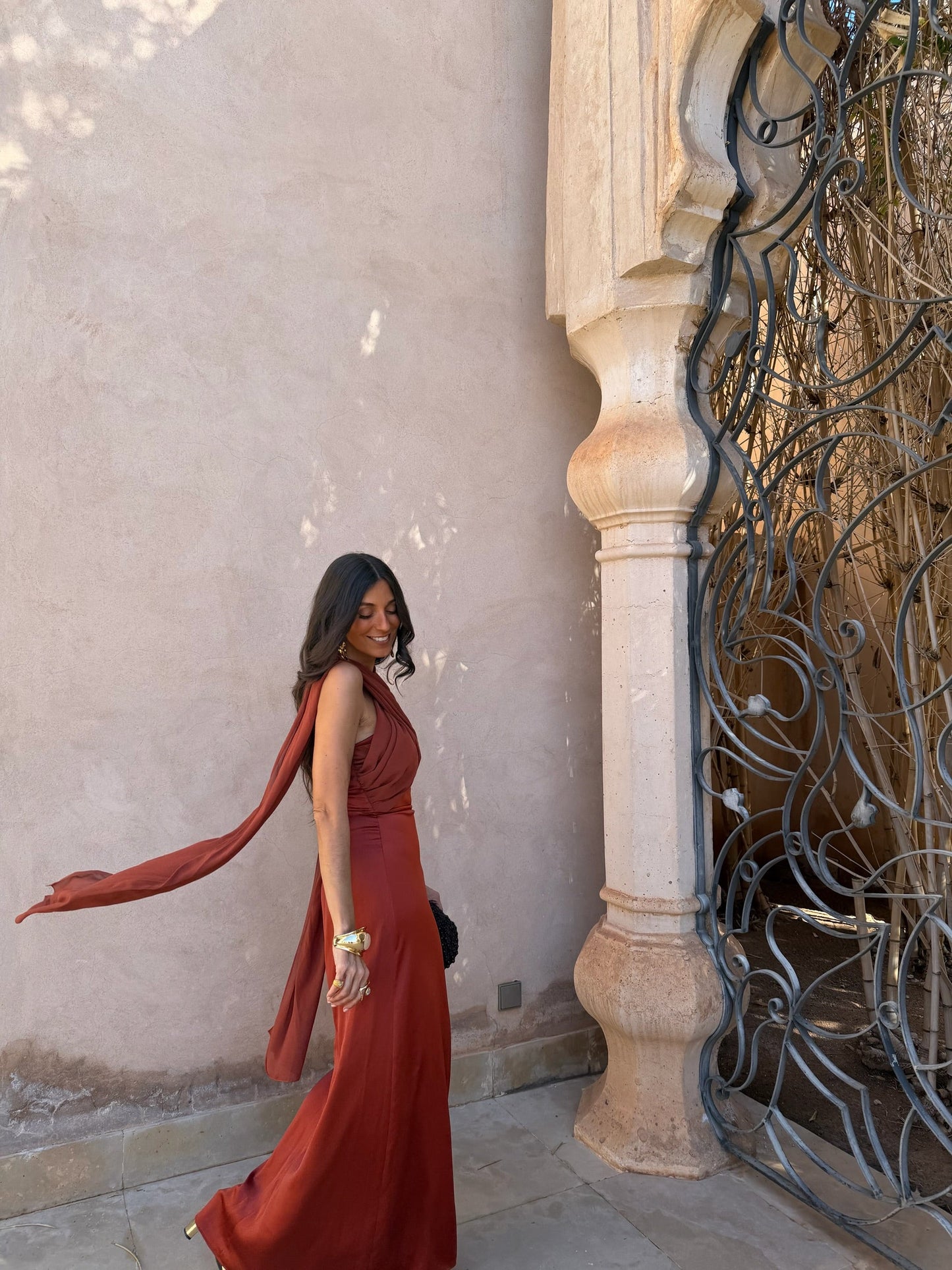 Robe Triana Couleur Terre Cuite