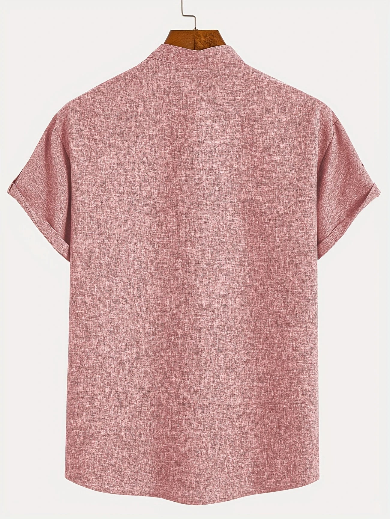 Leblanc | Chemise Élégante à Manches Courtes et Col Montant