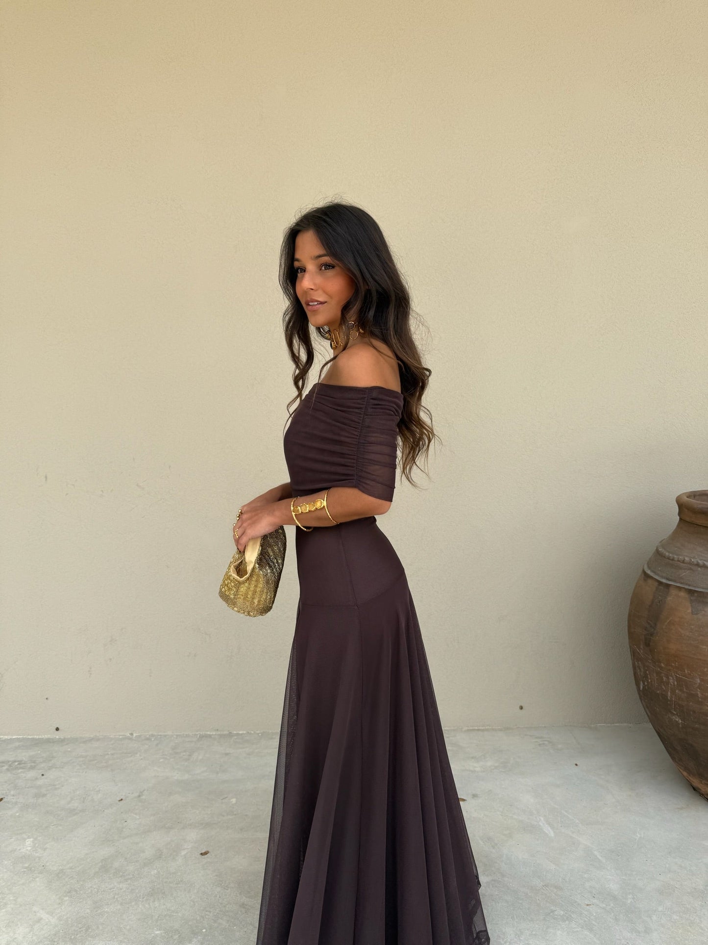 Robe Toledo marron