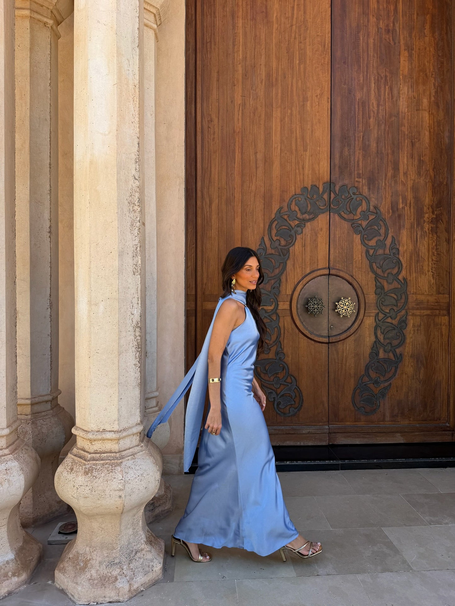 Robe Safira Bleu Ciel
