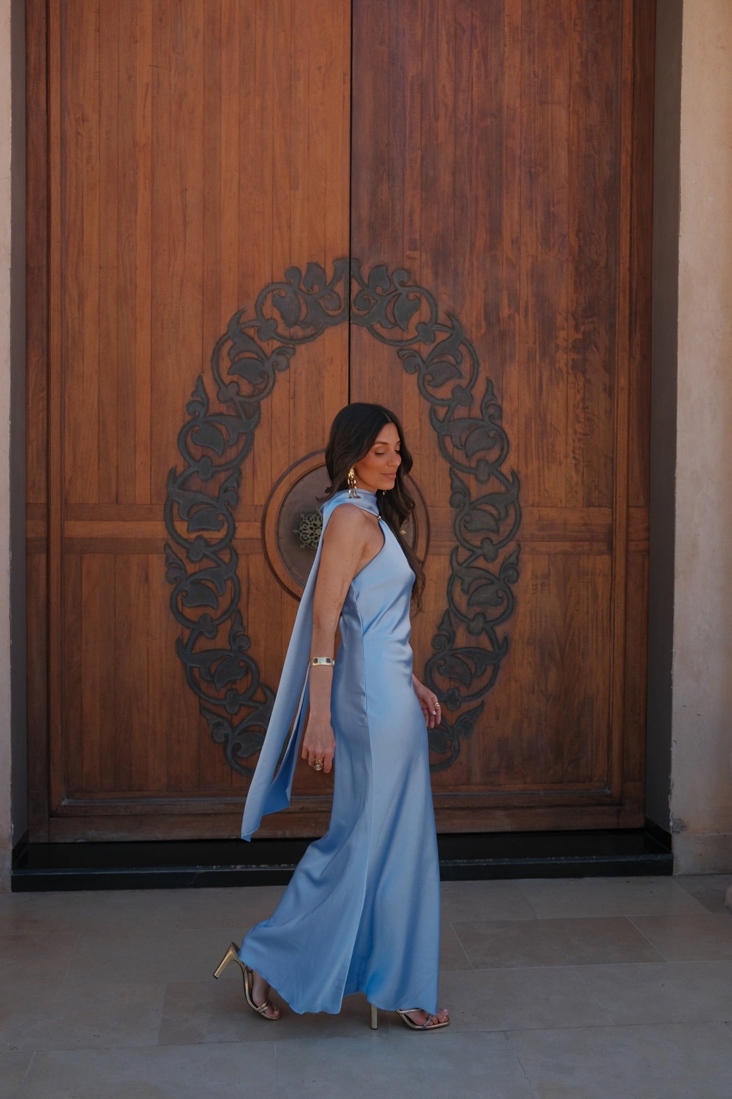 Robe Safira Bleu Ciel