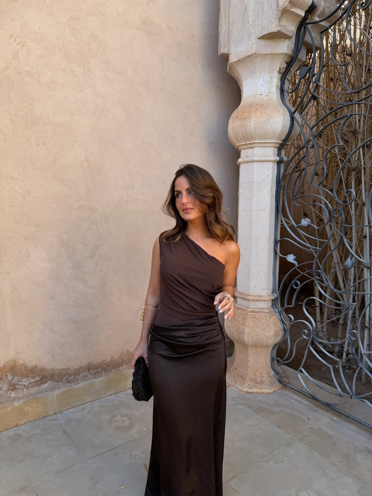 Robe Amira Marron