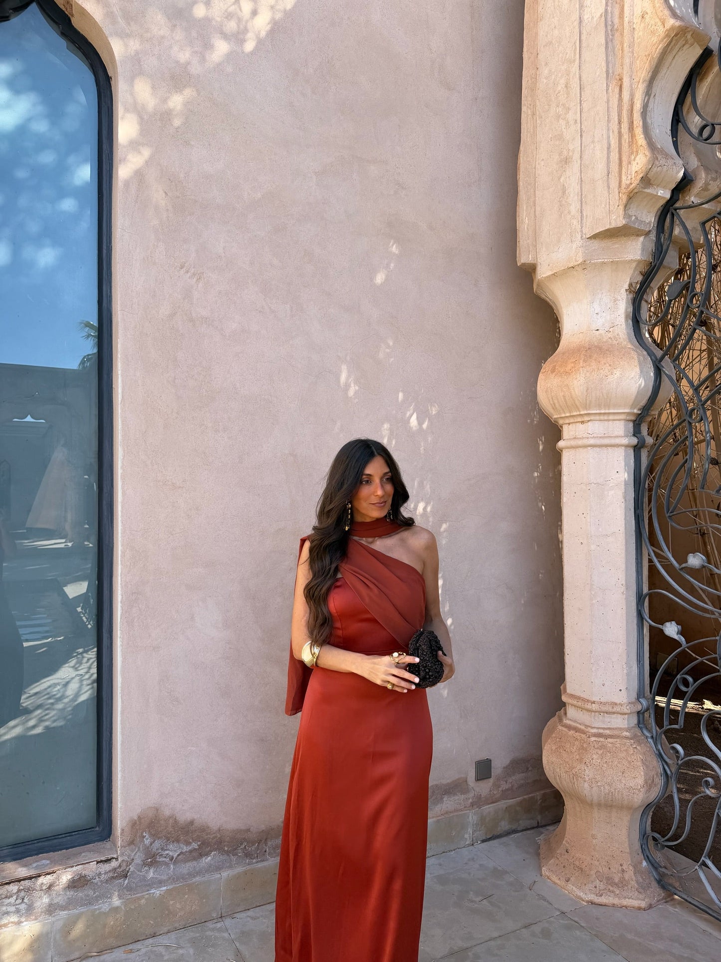 Robe Triana Couleur Terre Cuite
