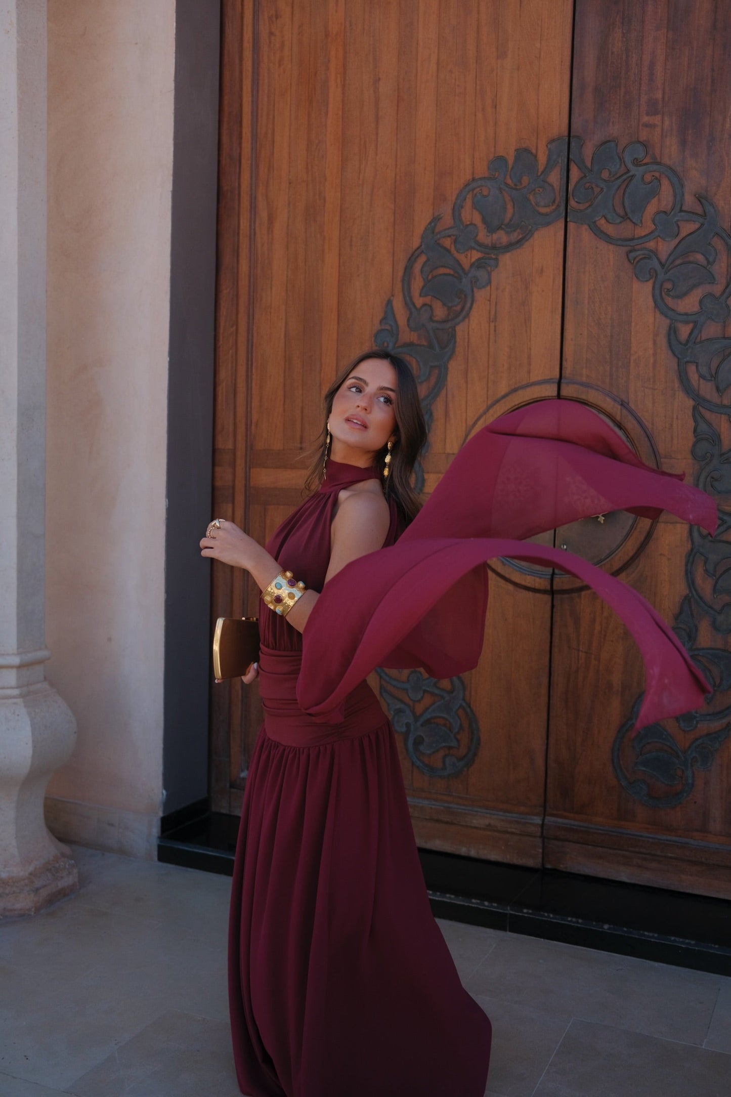 Robe Paloma Bordeaux