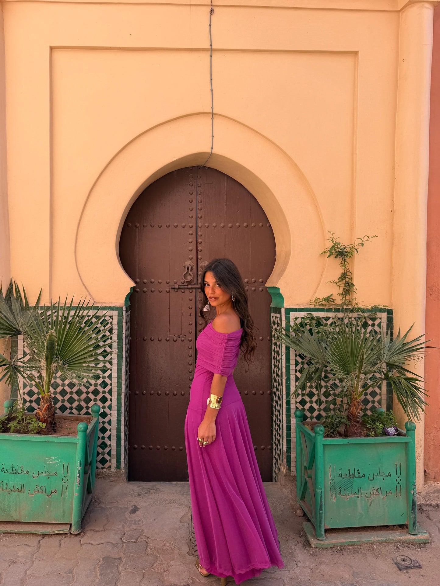 Robe Toledo en Fuchsia