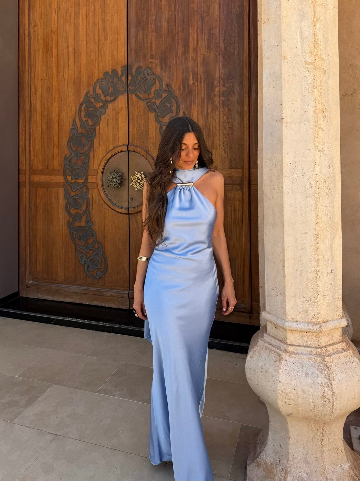 Robe Safira Bleu Ciel