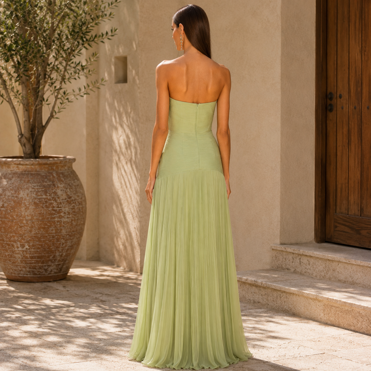 Robe Almudena | Une Élégance Sophistiquée Qui Flatte Délicatement la Silhouette