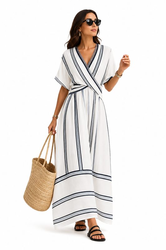 Robe D'été Santorini
