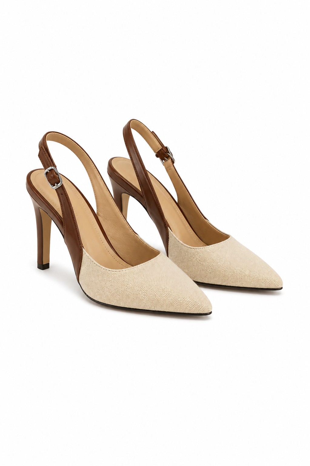 Amaya | Escarpins à Talons Ouverts Avec Détails Contrastés
