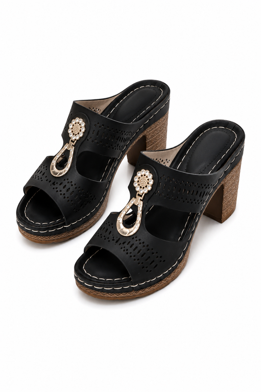 Isabella | Sandales Orthopédiques Confortables à Talon Haut
