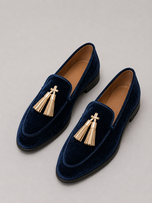 Quinnlyn | Mocassini Vintage avec Frange