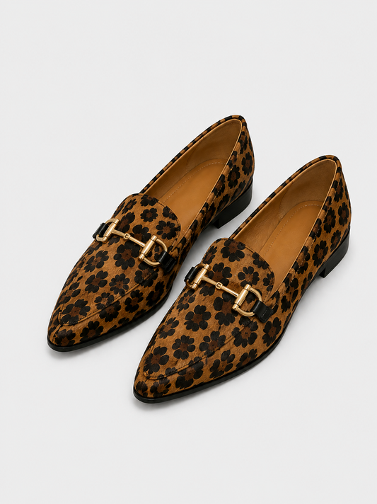 Gia - Mocassins Léopard Élégants