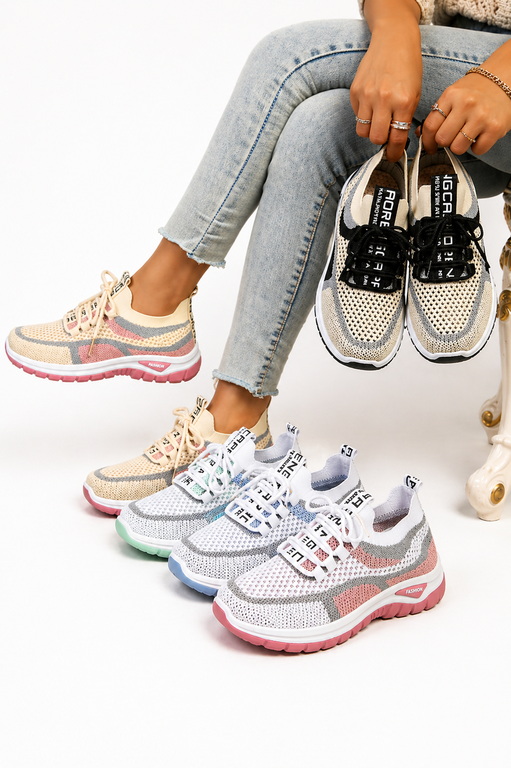 Nerina | Baskets Légères et Confortables